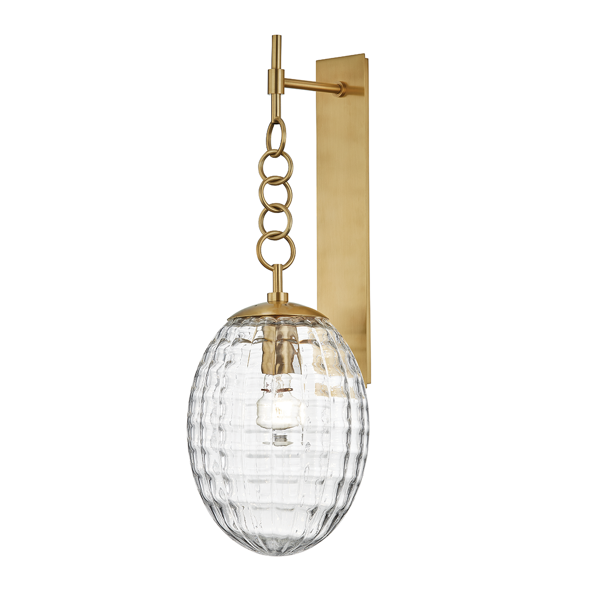 Venice Wall Sconce with Aged Brass Finish