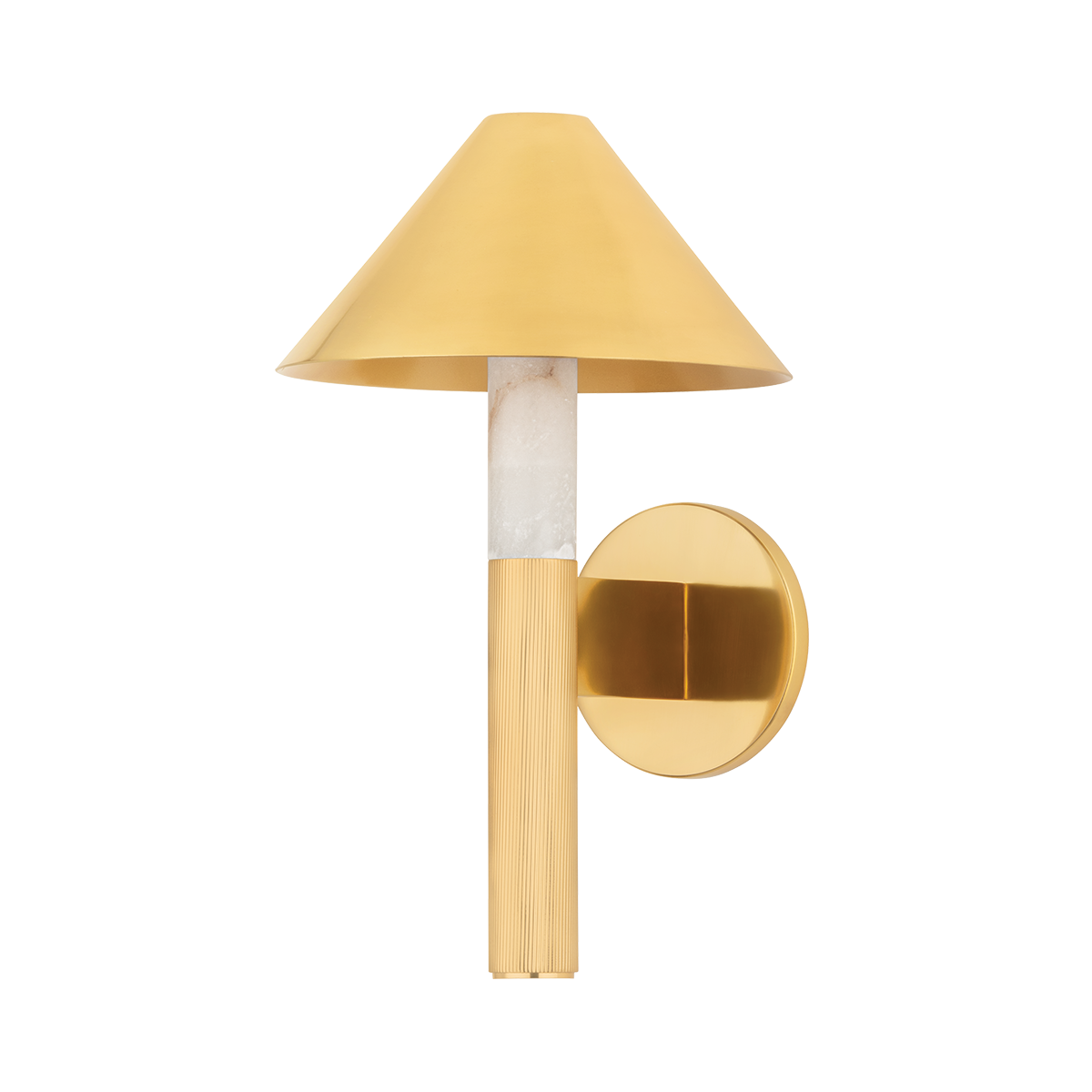 ALTONA Wall Sconce In Vintage Brass Finish