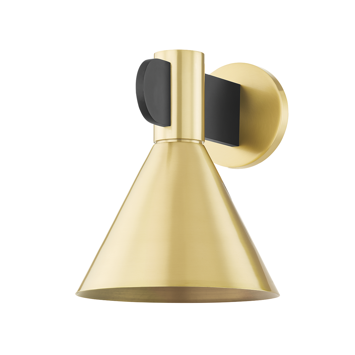 Cranston Wall Sconce with Aged Brass Finish