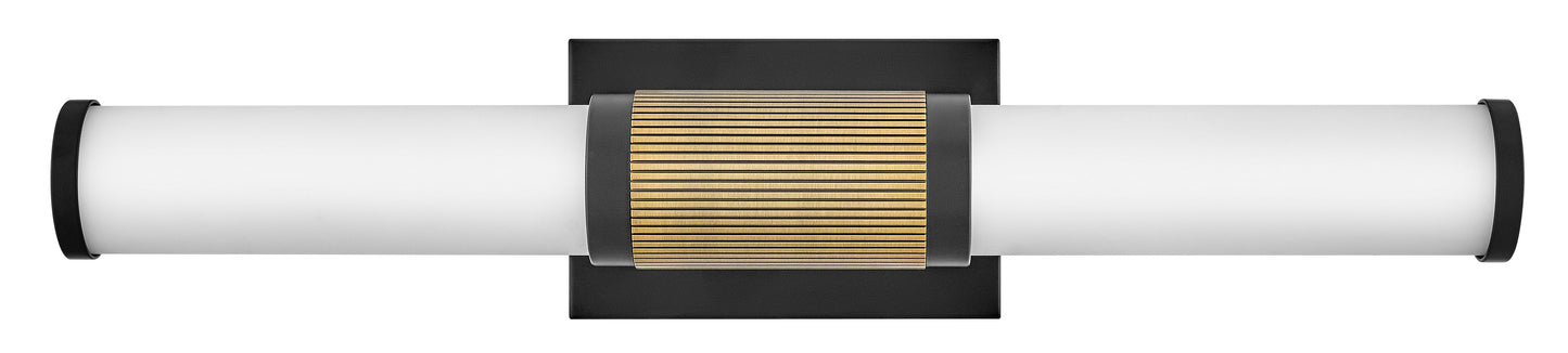 Zevi Medium LED Vanity In Black Finish