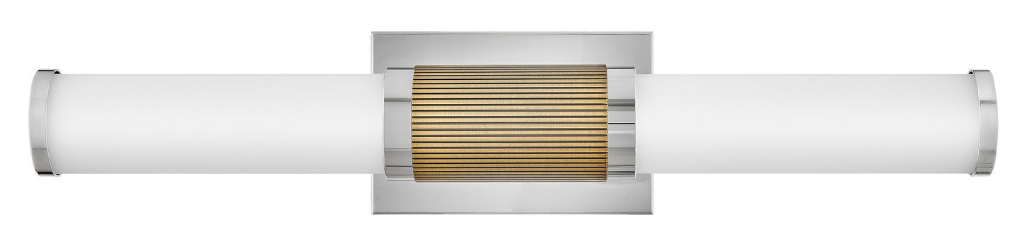 Zevi Medium LED Vanity In Polished Nickel Finish