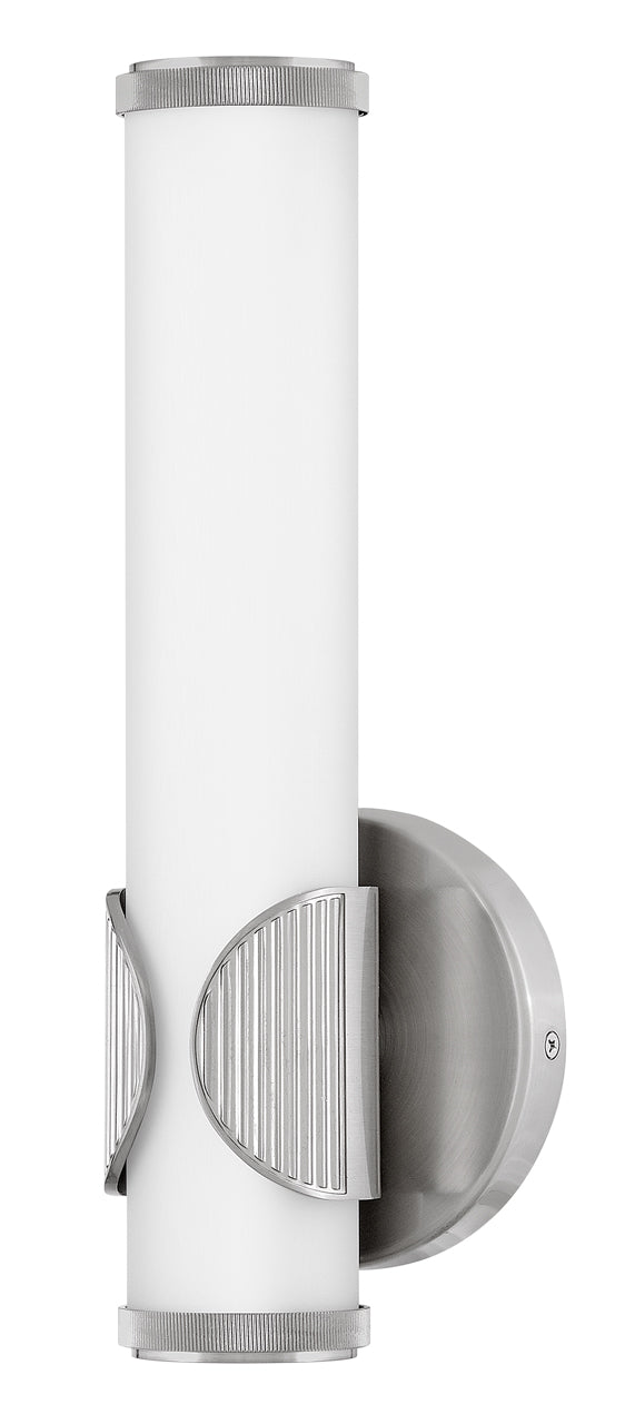 Femi Medium LED Sconce In Brushed Nickel Finish