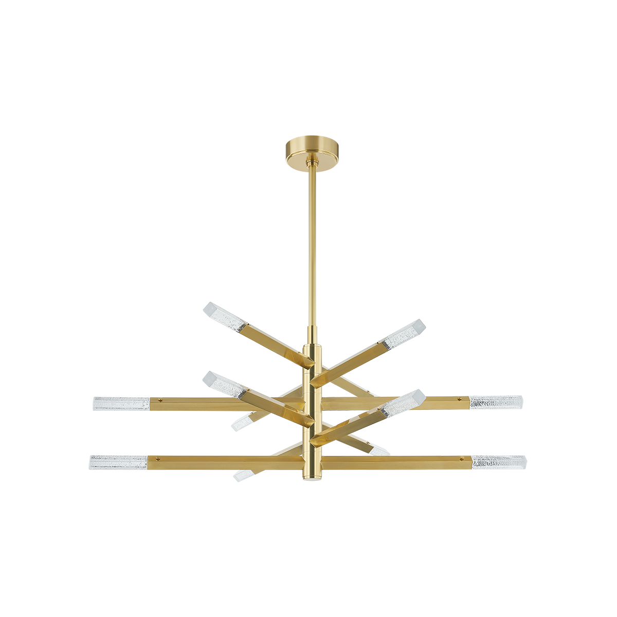 STRASBOURG Chandelier In VINTAGE BRASS Finish