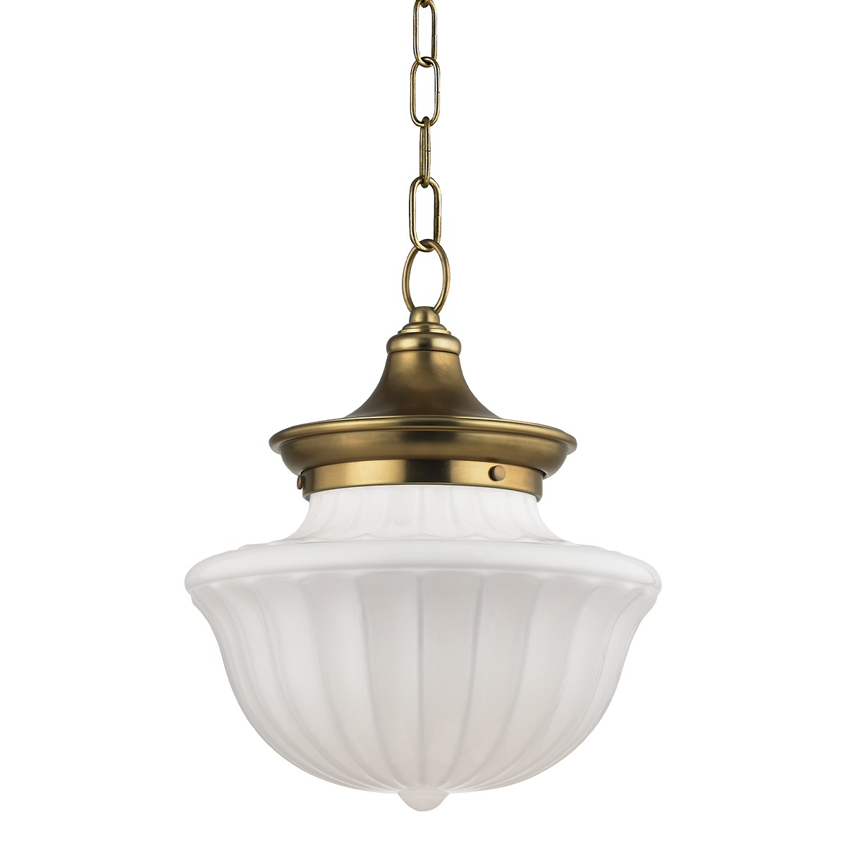 Dutchess Pendant with Aged Brass Finish