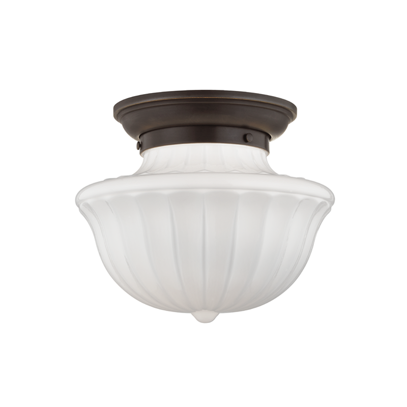 Dutchess Flush Mount with Old Bronze Finish