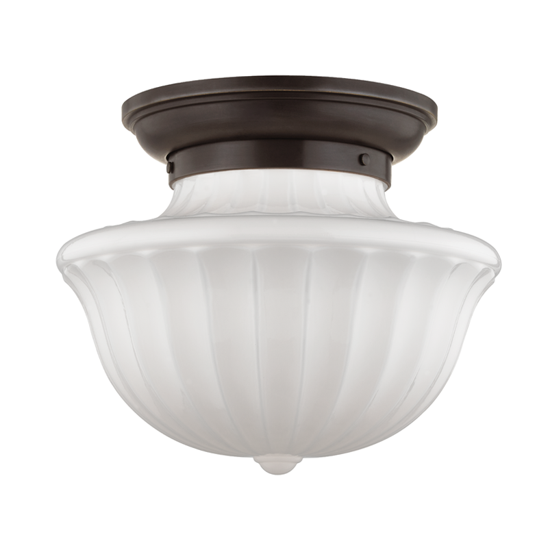 Dutchess Flush Mount with Old Bronze Finish