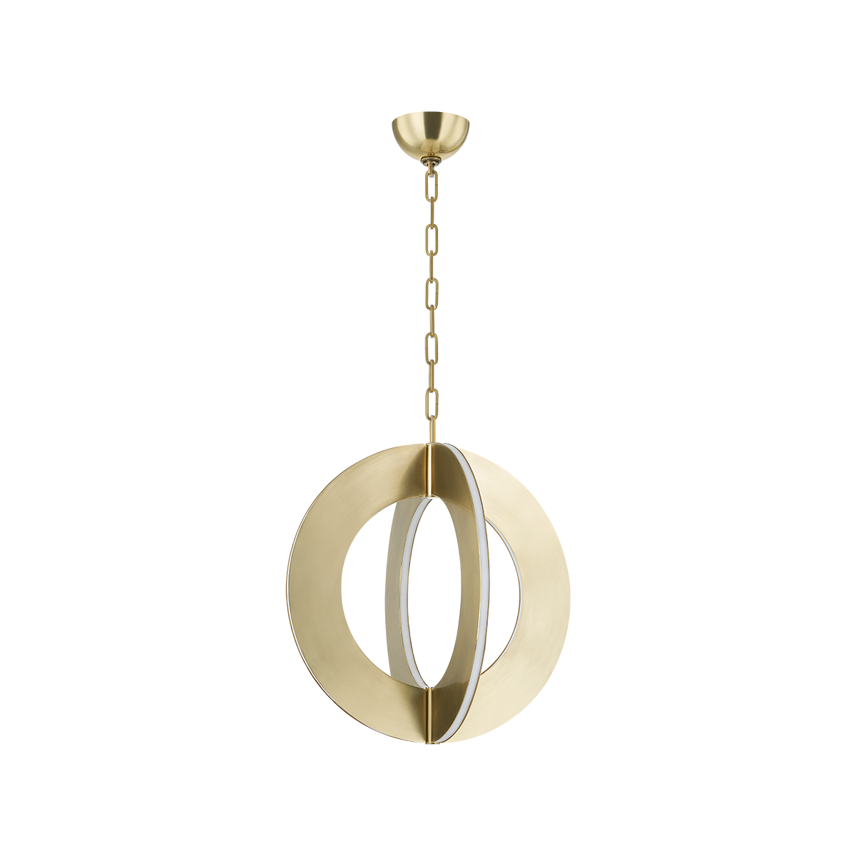 SAMOS Pendant In VINTAGE BRASS Finish