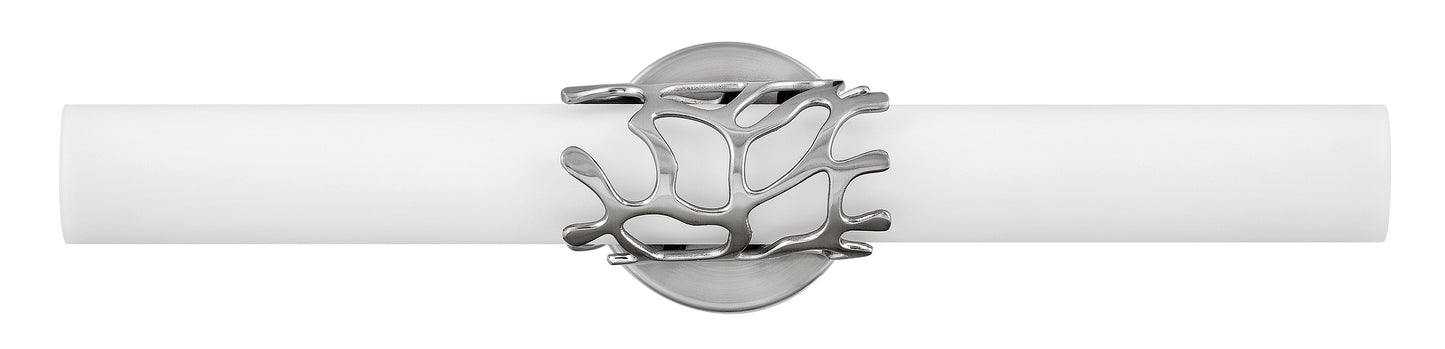 Lyra Medium LED Vanity In Brushed Nickel Finish