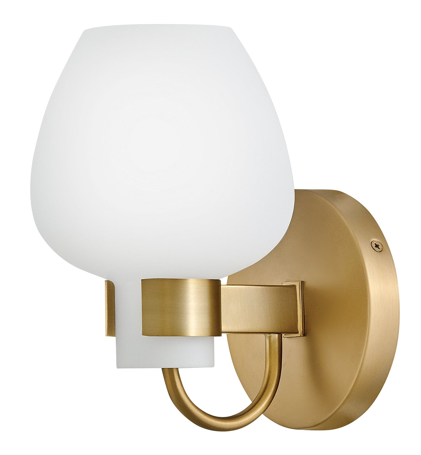 Sylvie Small Sconce In Light Brass Finish