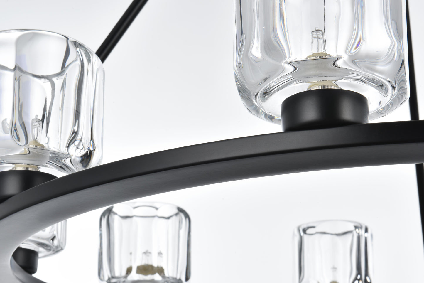 Cadence 32 inch Chandelier in Black