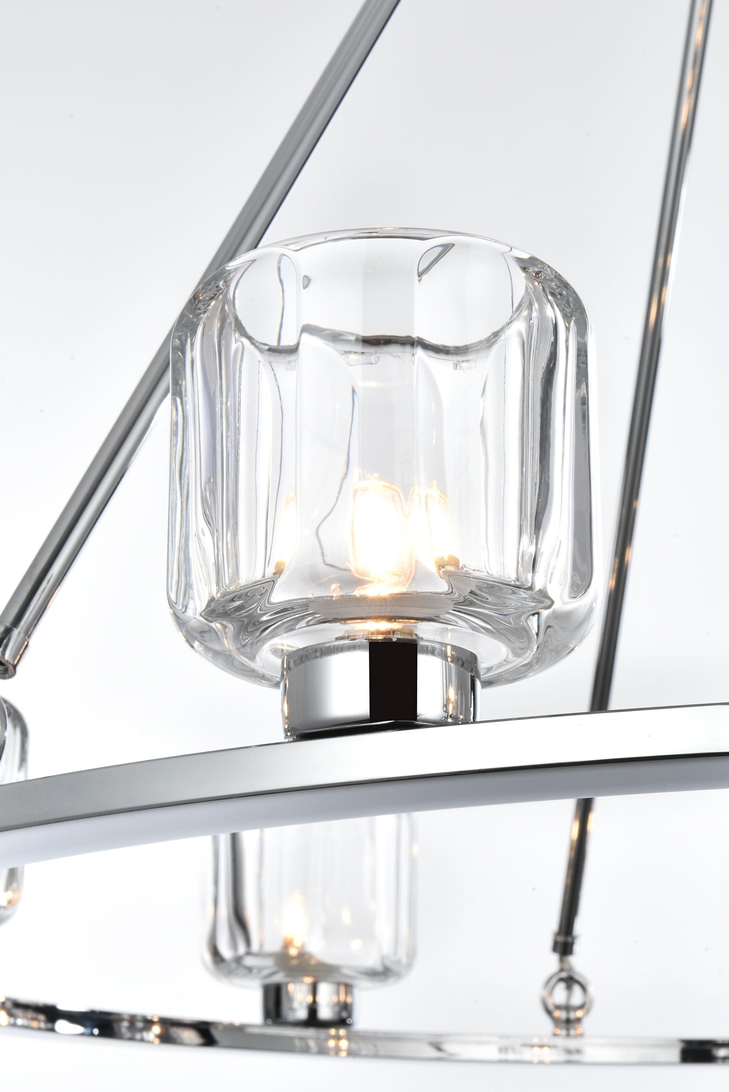 Cadence 36 inch Chandelier in Chrome