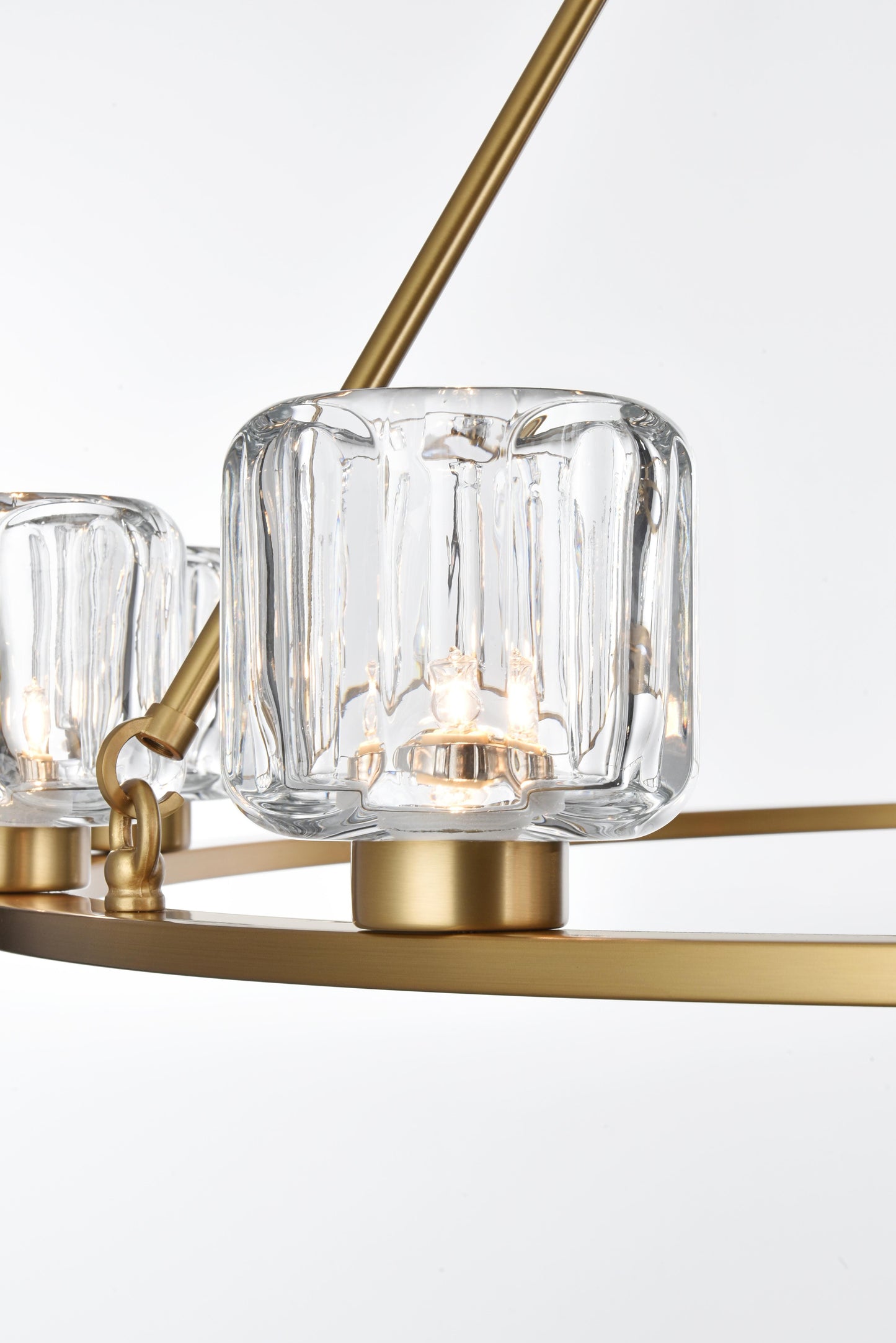 Cadence 48 inch Chandelier in Satin Gold