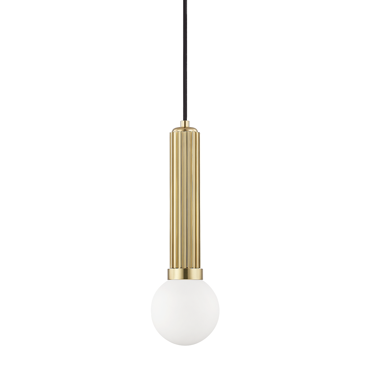 Reade Pendant with Aged Brass Finish