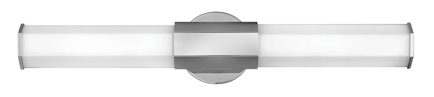 Facet Large LED Vanity In Polished Nickel Finish