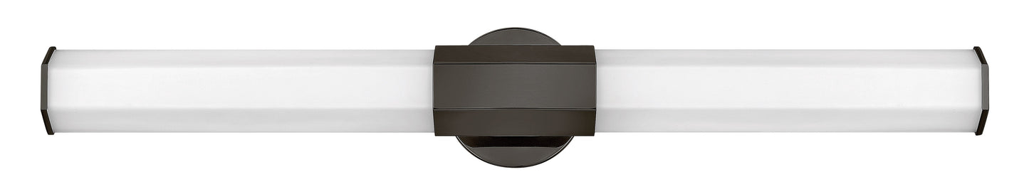 Facet Large LED Vanity In Black Finish
