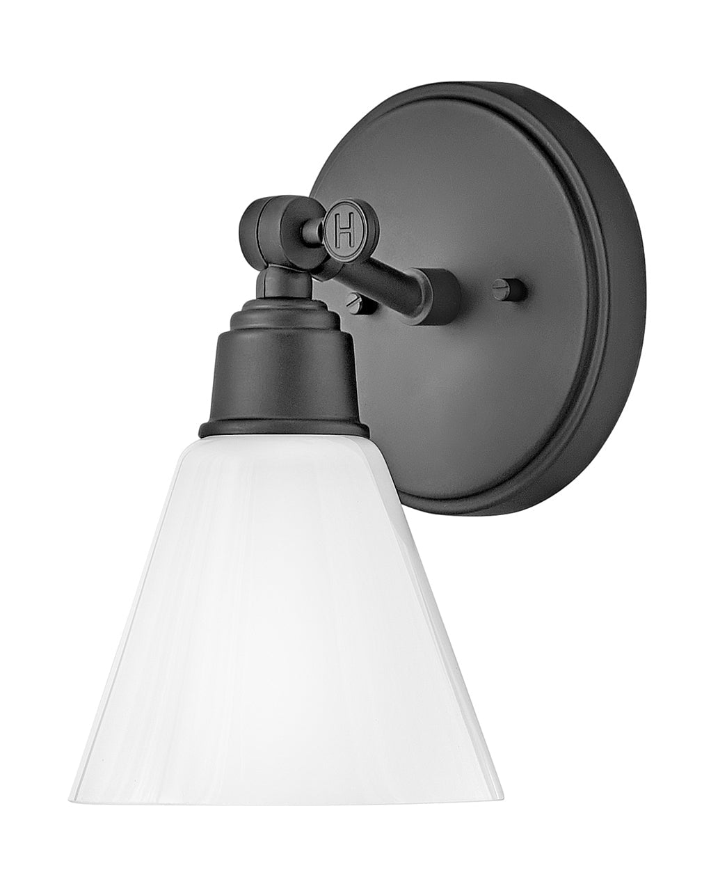 Arti Medium Adjustable Single Light Vanity In Black Finish
