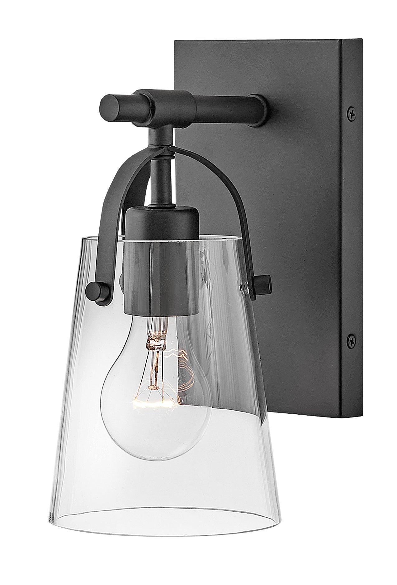 Foster Medium Sconce In Black Finish