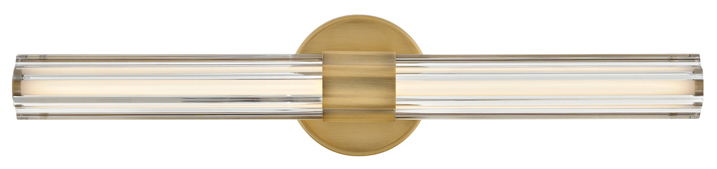 Georgette Medium LED Vanity In Light Brass Finish