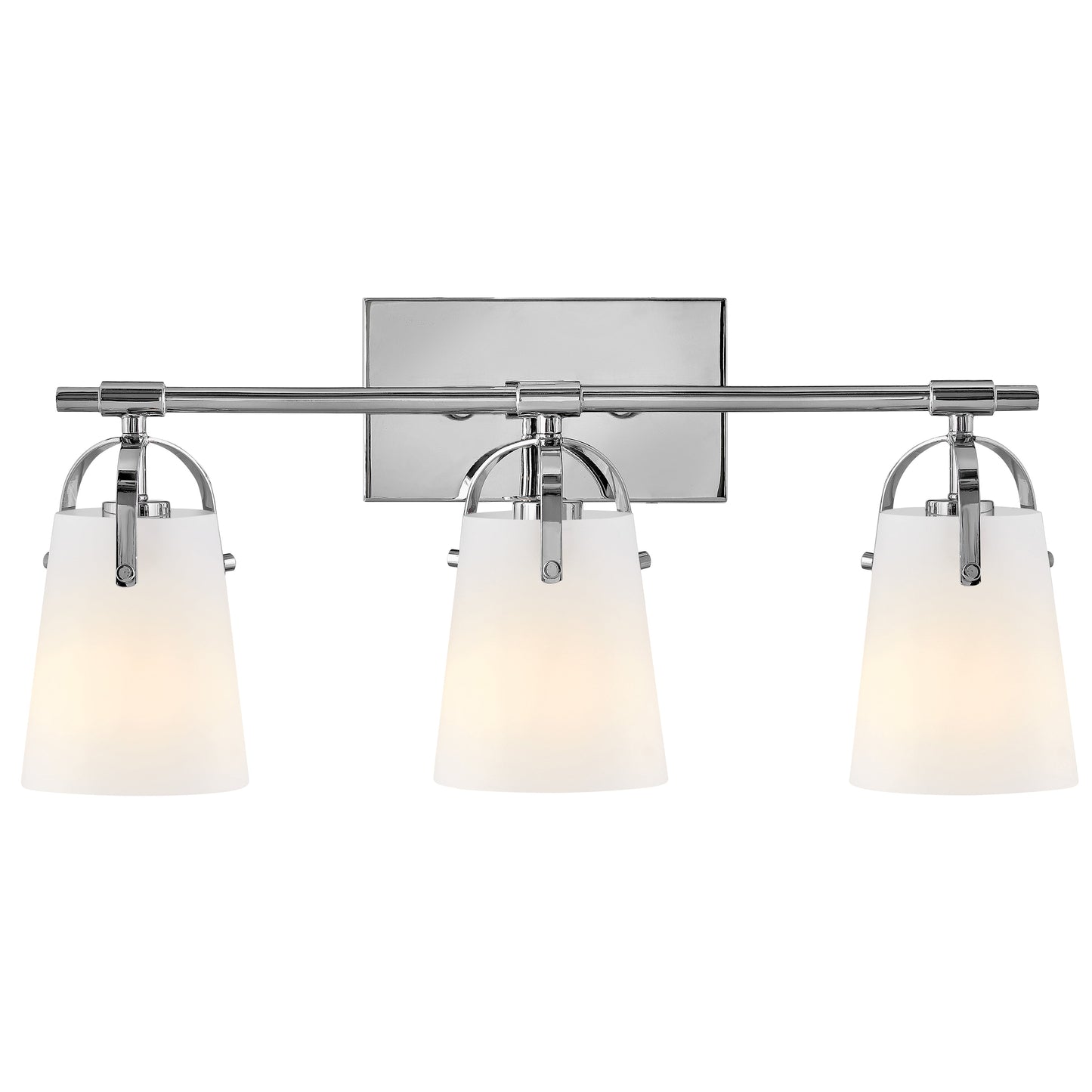 Foster Medium Three Light Vanity In Chrome Finish