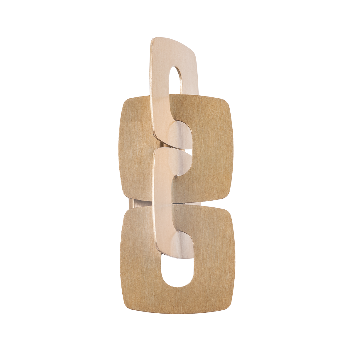 TRENTINO Wall Sconce In STRIA GOLD LEAF Finish