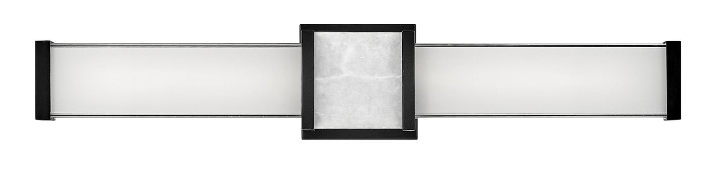 Pietra Large LED Vanity In Black Finish