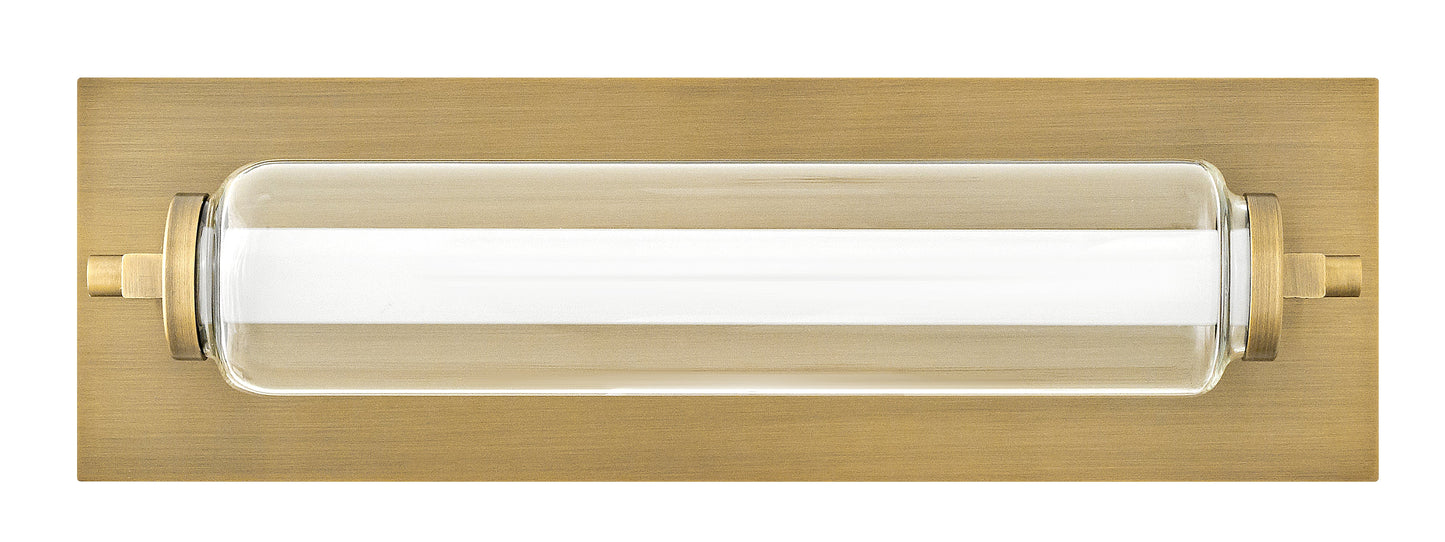 Lucien Medium LED Vanity In Light Brass Finish
