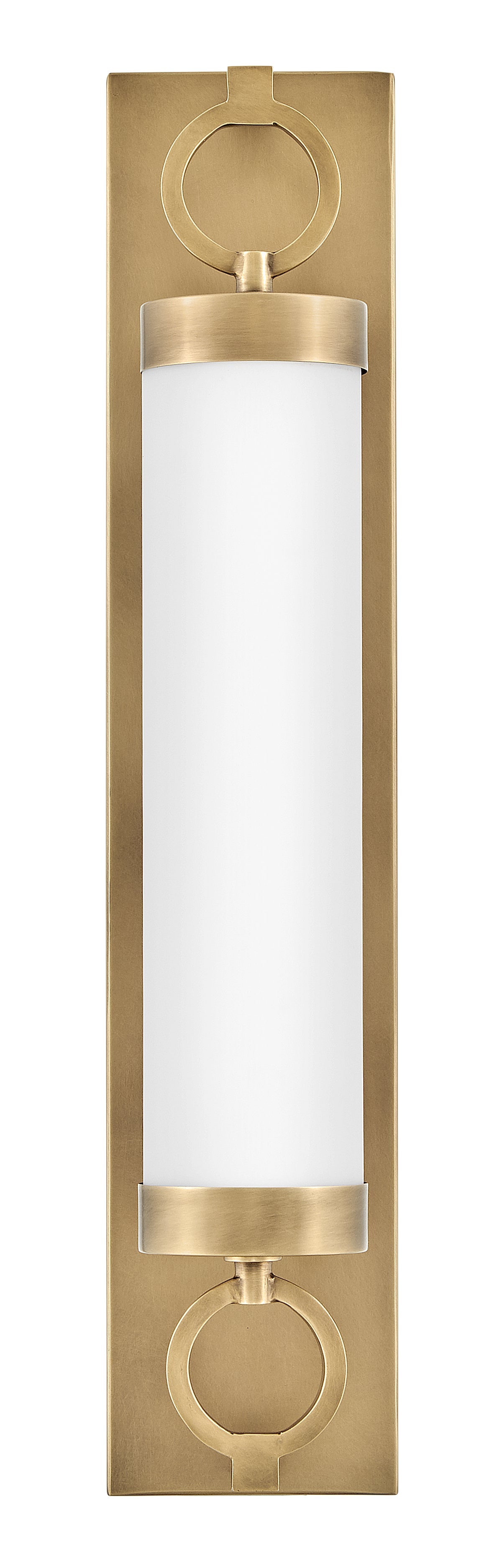 Baylor Medium LED Vanity In Light Brass Finish