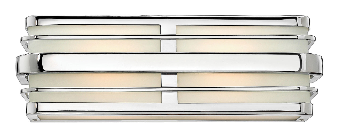 Winton Small Two Light Vanity In Chrome Finish