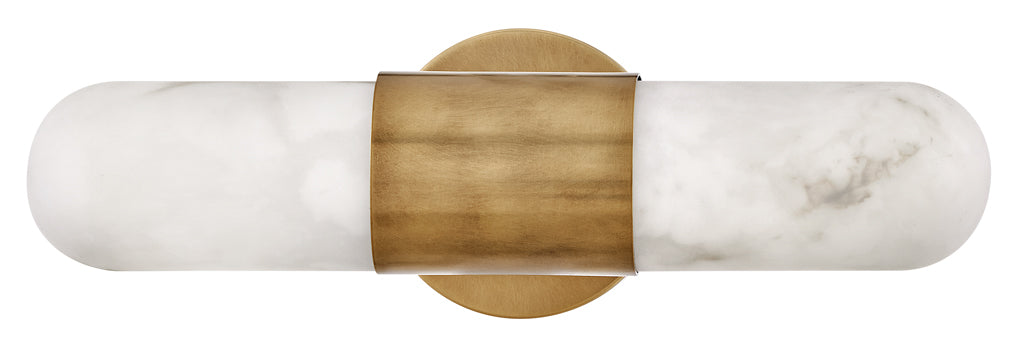 Ibiza Medium LED Vanity In Light Brass Finish