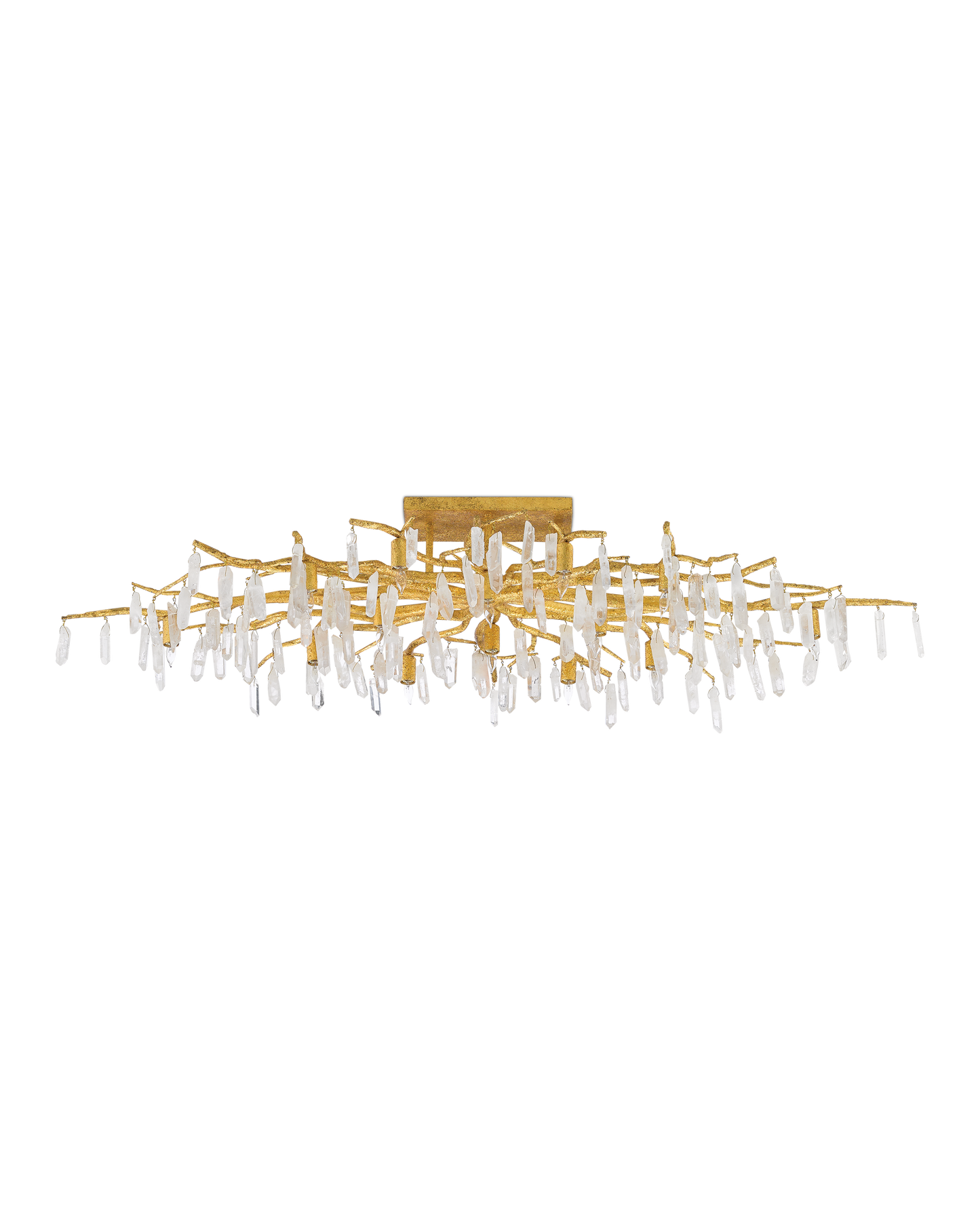 Forest Light Gold Semi-Flush Mount