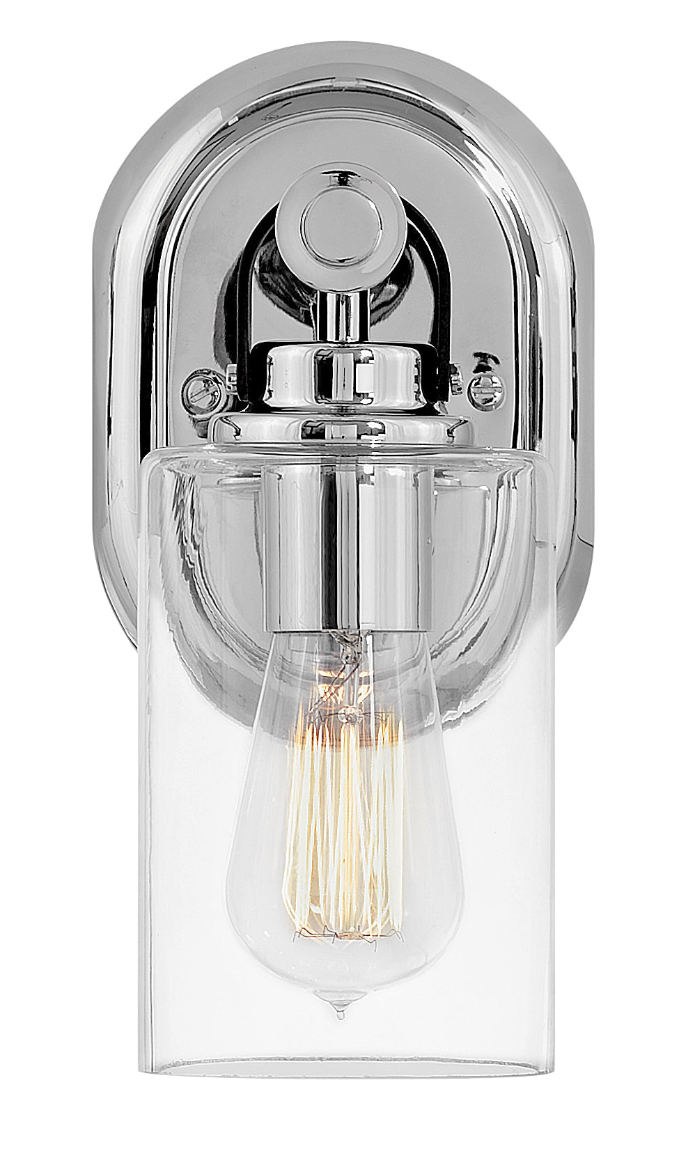 Halstead Medium Single Light Vanity In Chrome Finish