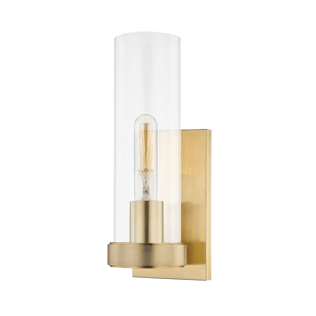 Briggs Wall Sconce with Aged Brass Finish