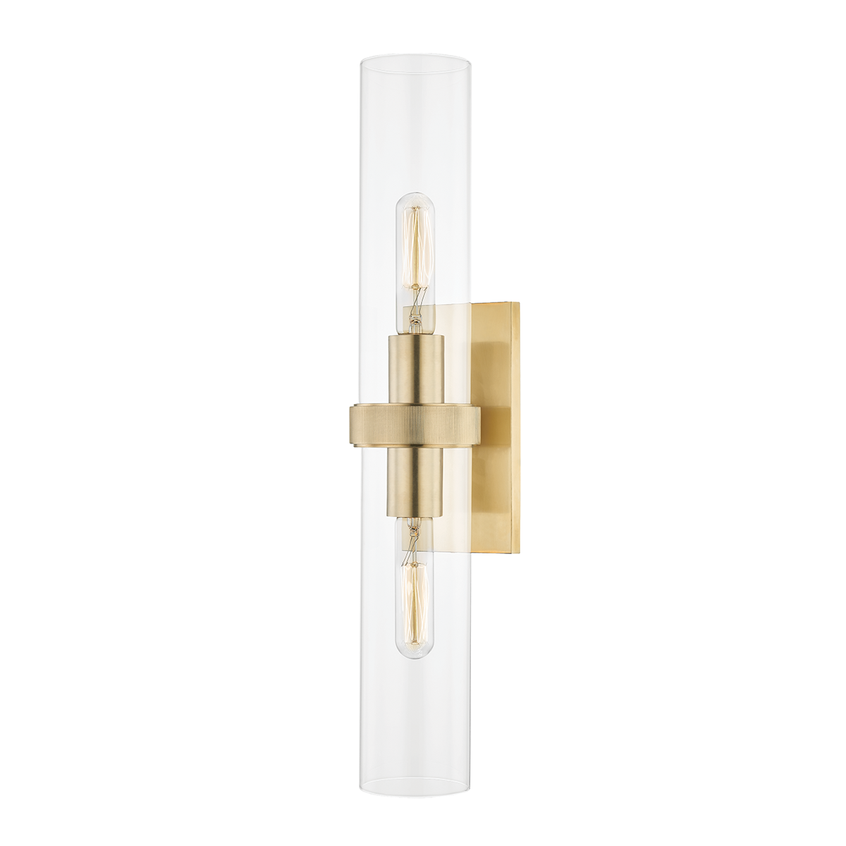 Briggs Wall Sconce with Aged Brass Finish