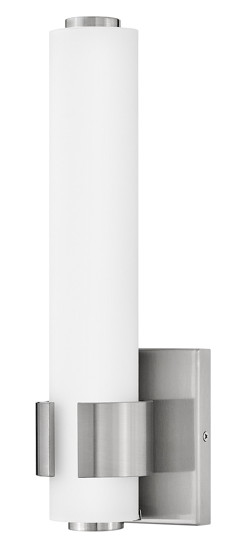 Aiden Medium LED Sconce In Brushed Nickel Finish