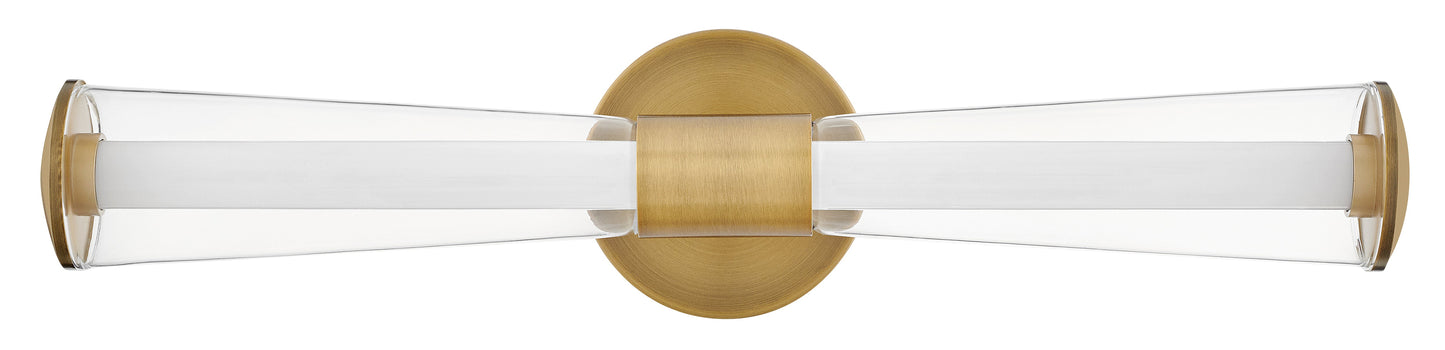 Elin Medium LED Vanity In Light Brass Finish