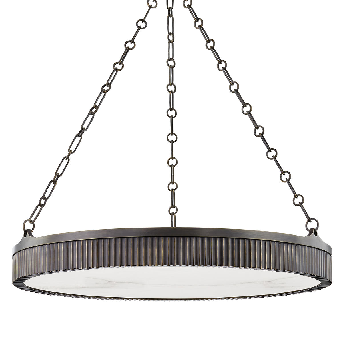 Lynden Chandelier with Distressed Bronze Finish