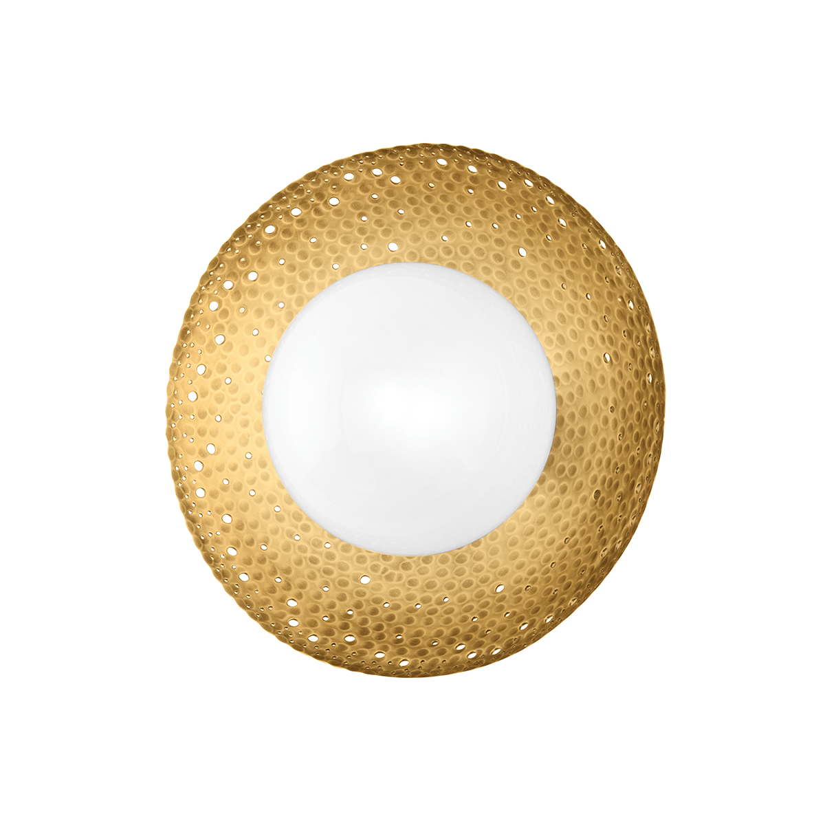 Glimmer Wall Sconce with Aged Brass Finish