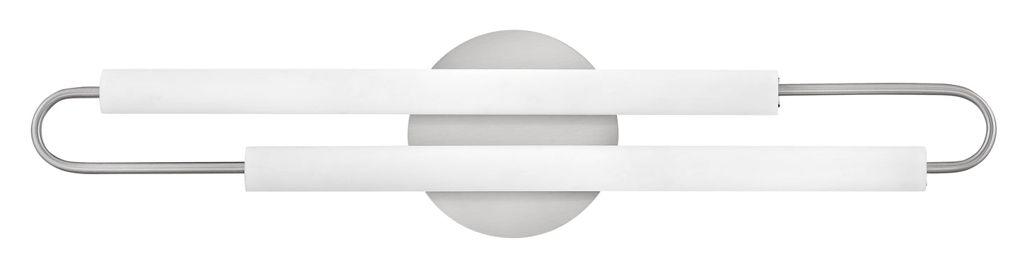 Eos Large LED Vanity In Brushed Nickel Finish