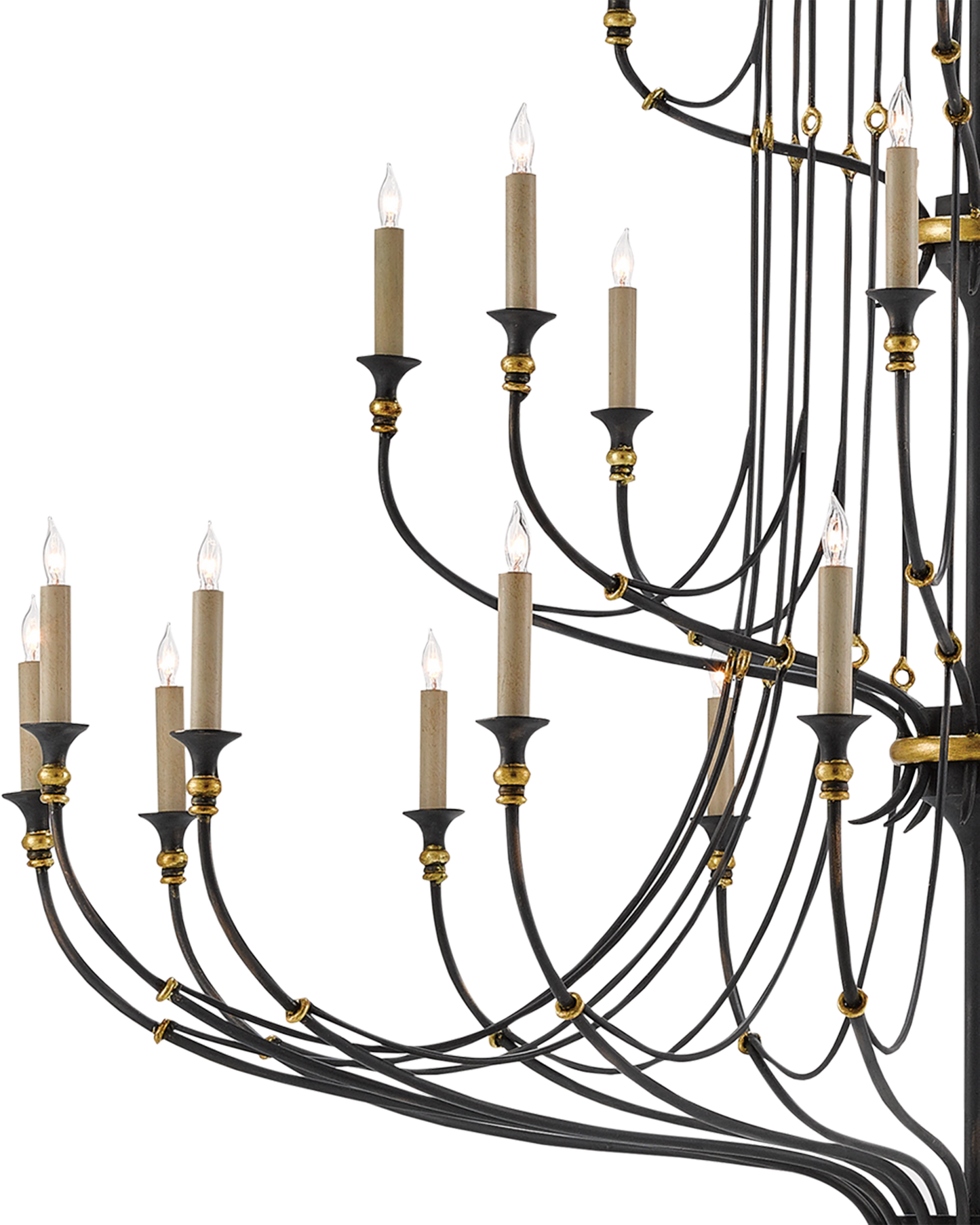Folgate Grande Black Chandelier