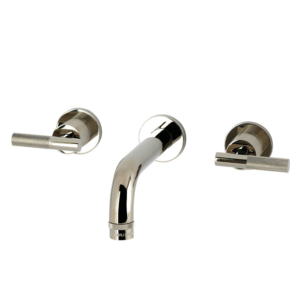 Convergent Wall-Mount Bathroom Faucet in Polished Nickel
