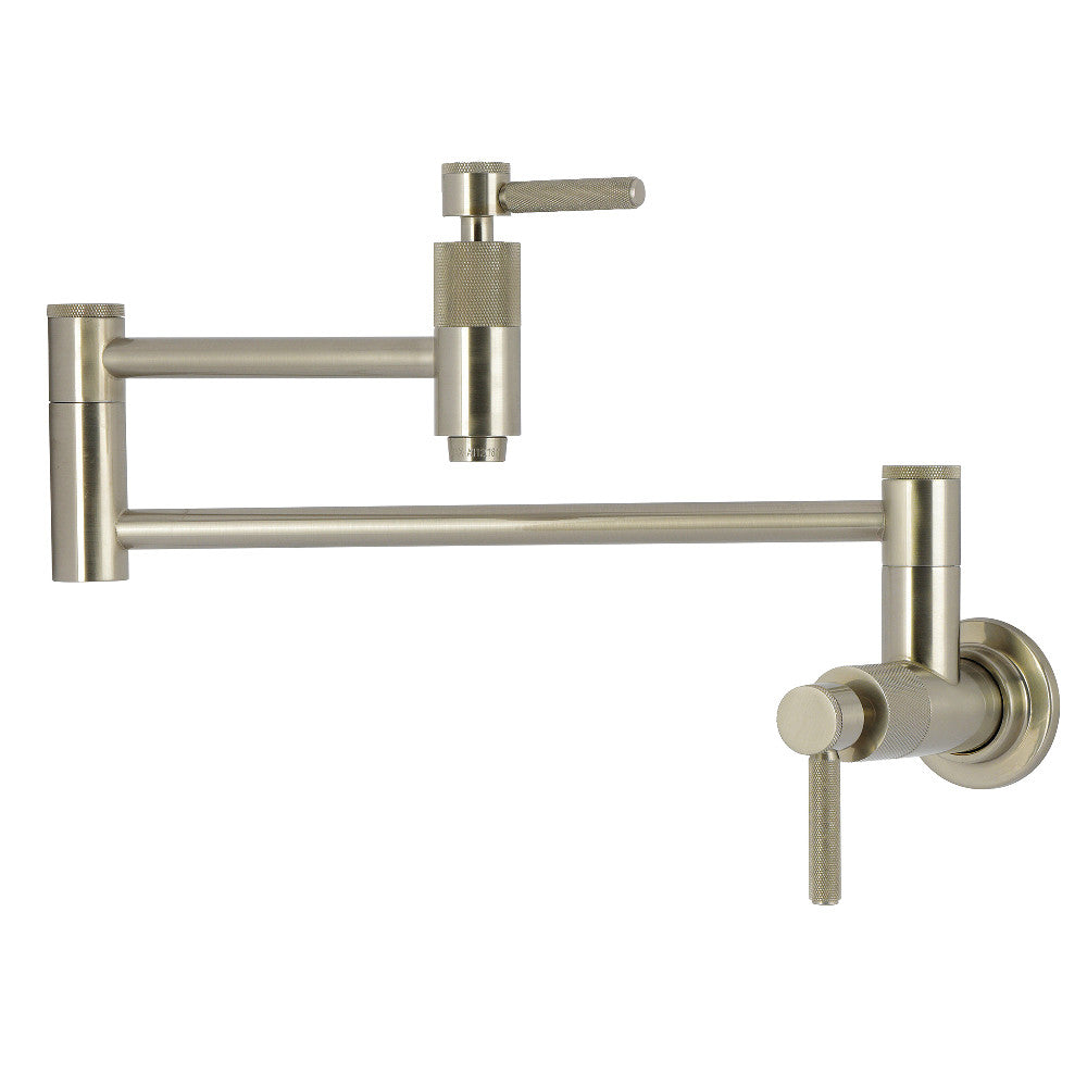 Convergent Pot Filler Faucet in Brushed Nickel