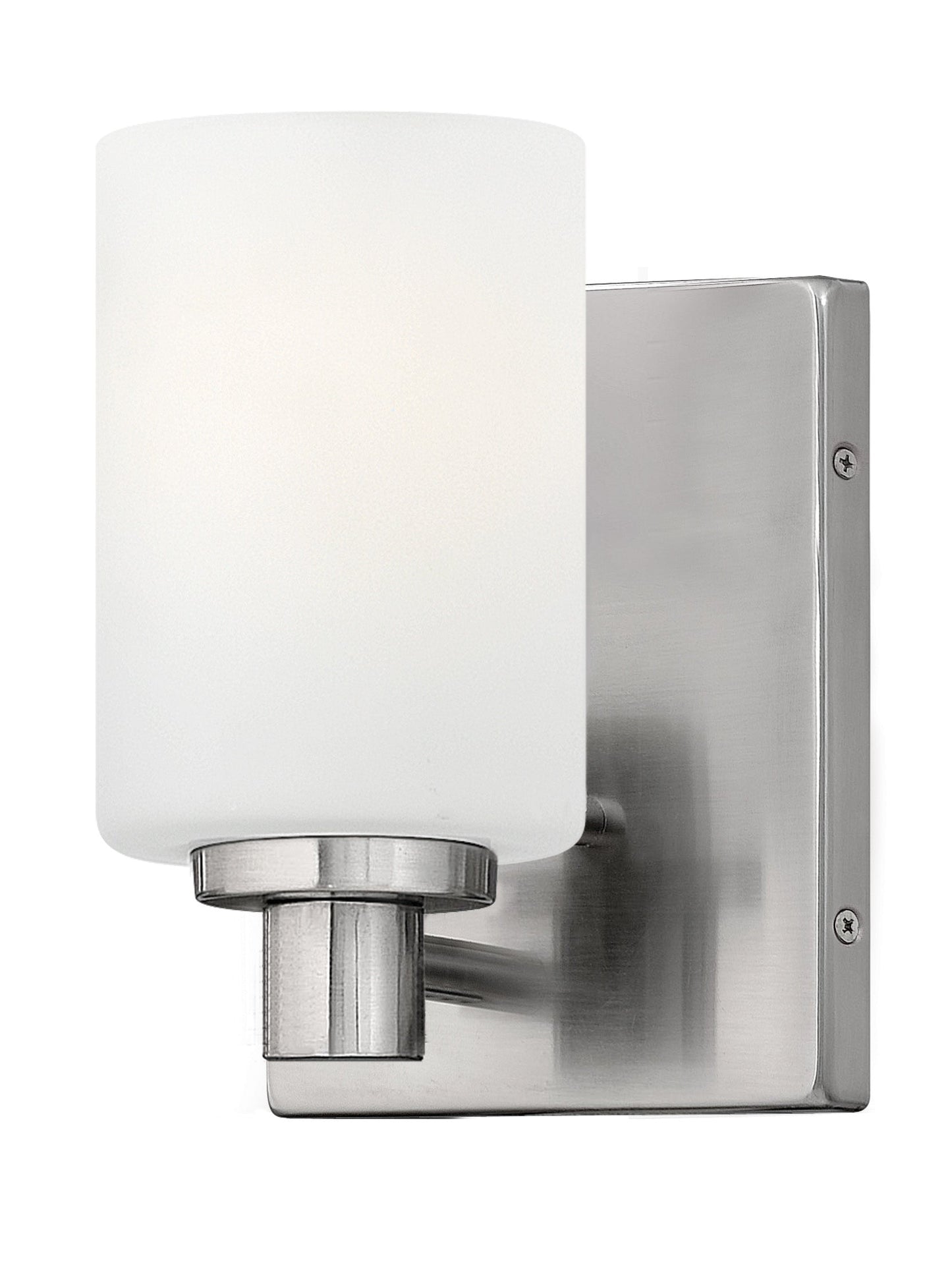 Karlie Small Single Light Vanity In Brushed Nickel Finish