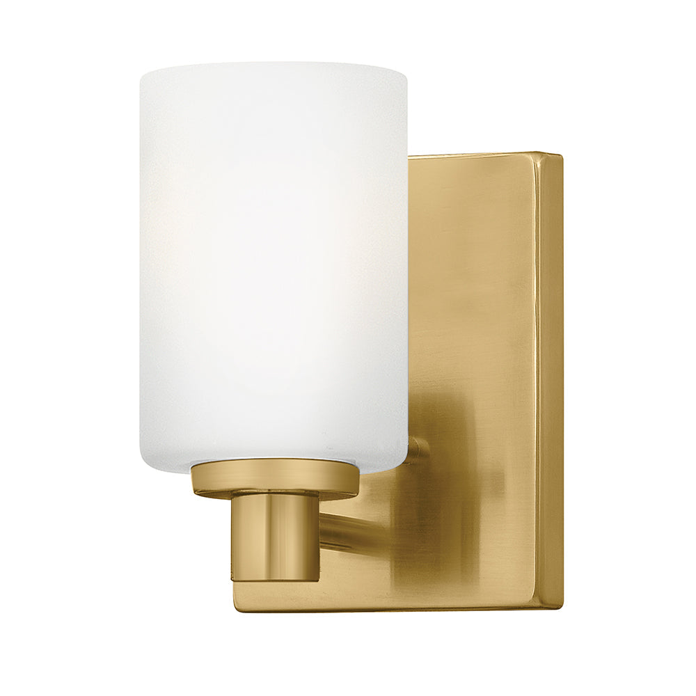 Karlie Small Single Light Sconce In Light Brass Finish