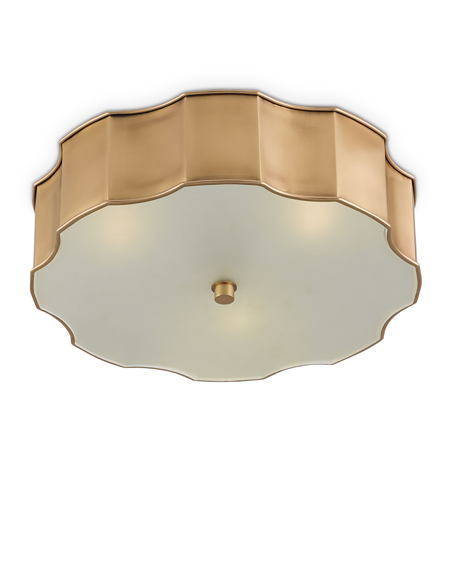 Wexford Brass Flush Mount