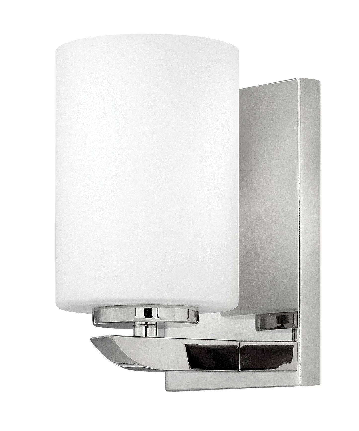 Kyra Small Single Light Vanity In Polished Nickel Finish