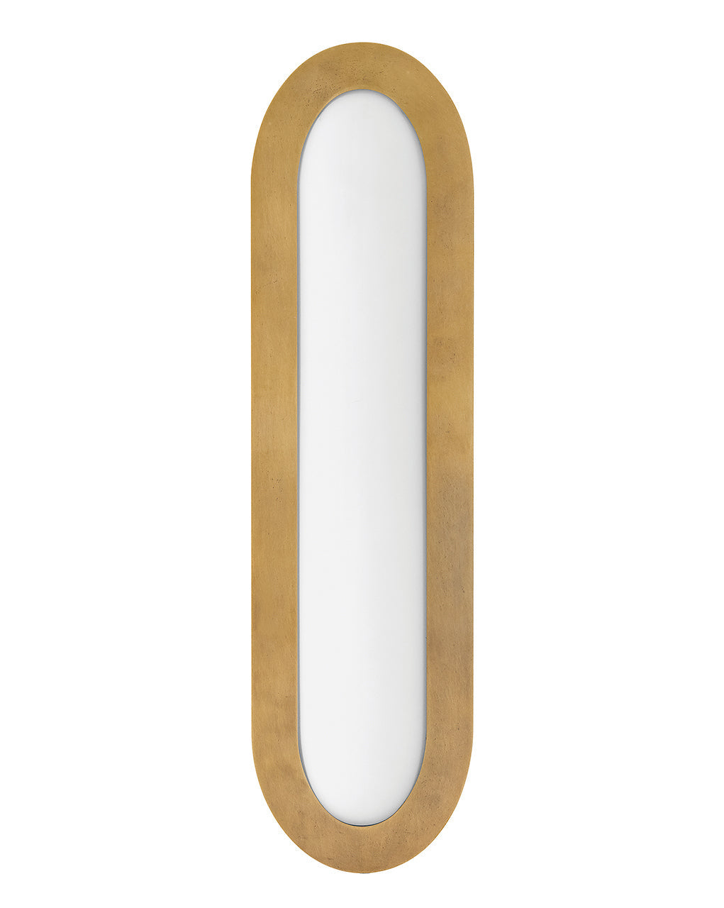 Emme Large LED Vanity In Light Brass Finish