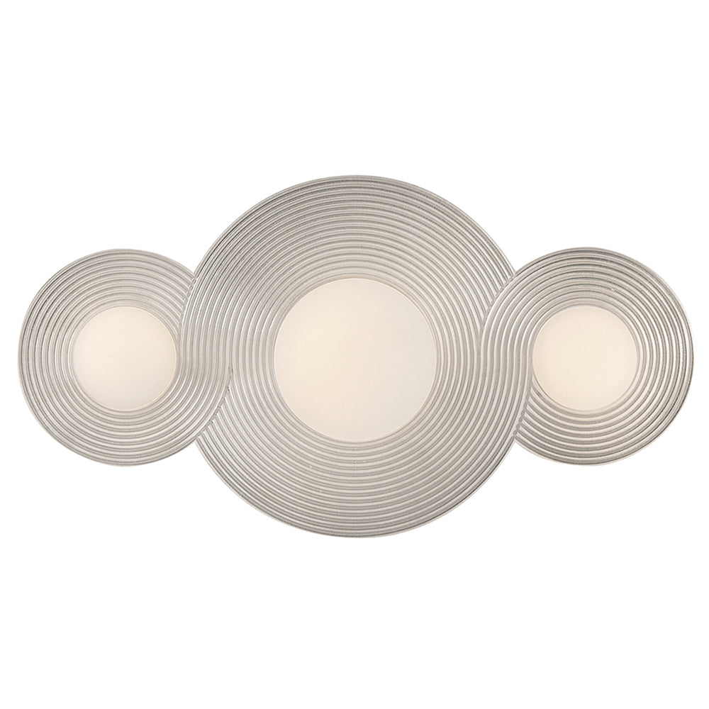 Rhea Small LED Vanity In Polished Nickel Finish
