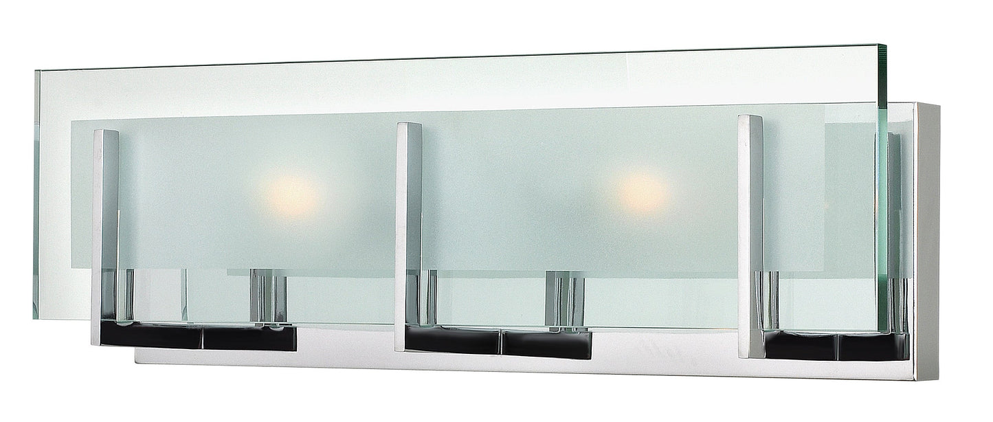 Latitude Small Two Light Vanity In Chrome Finish