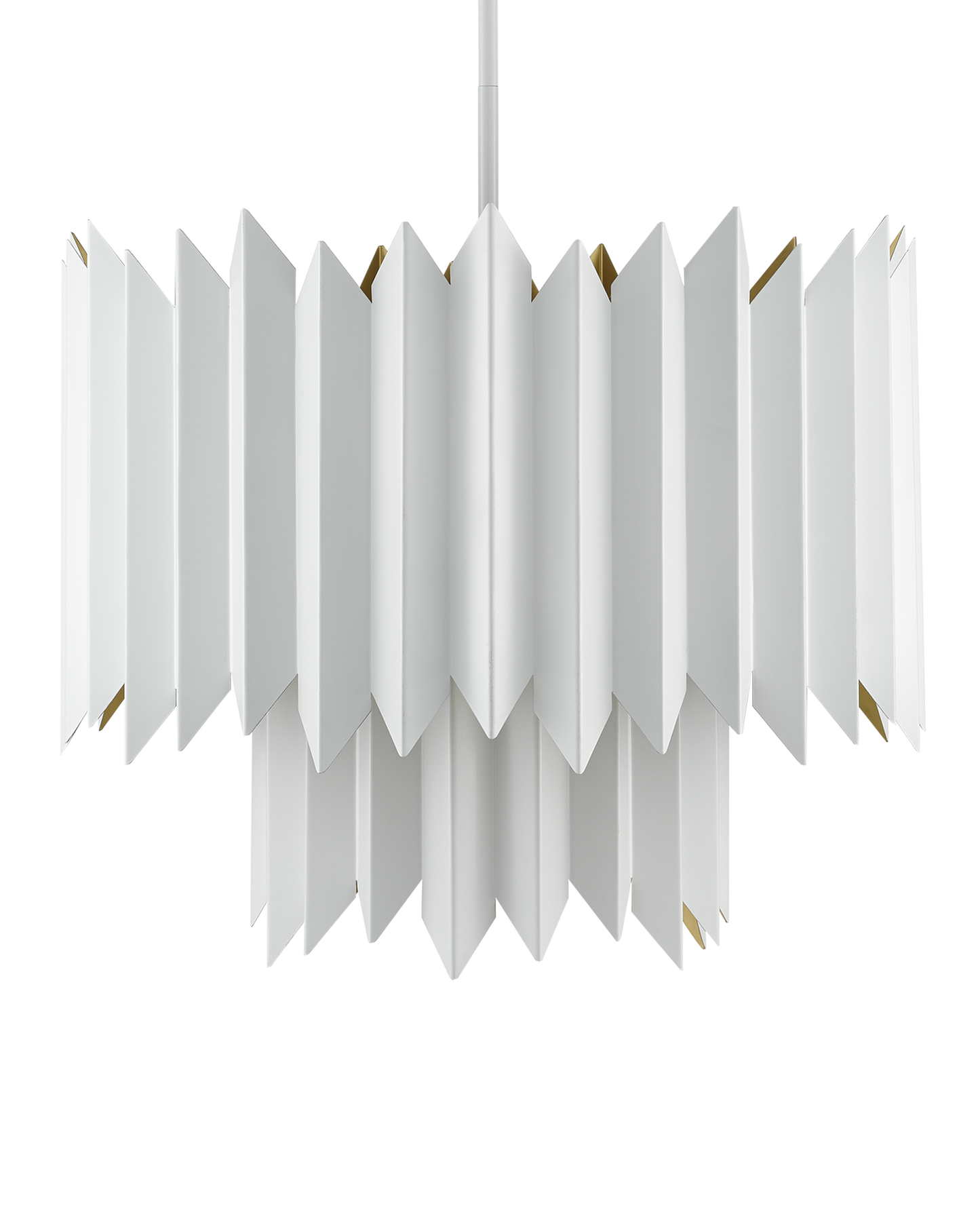 Syrie White Chandelier