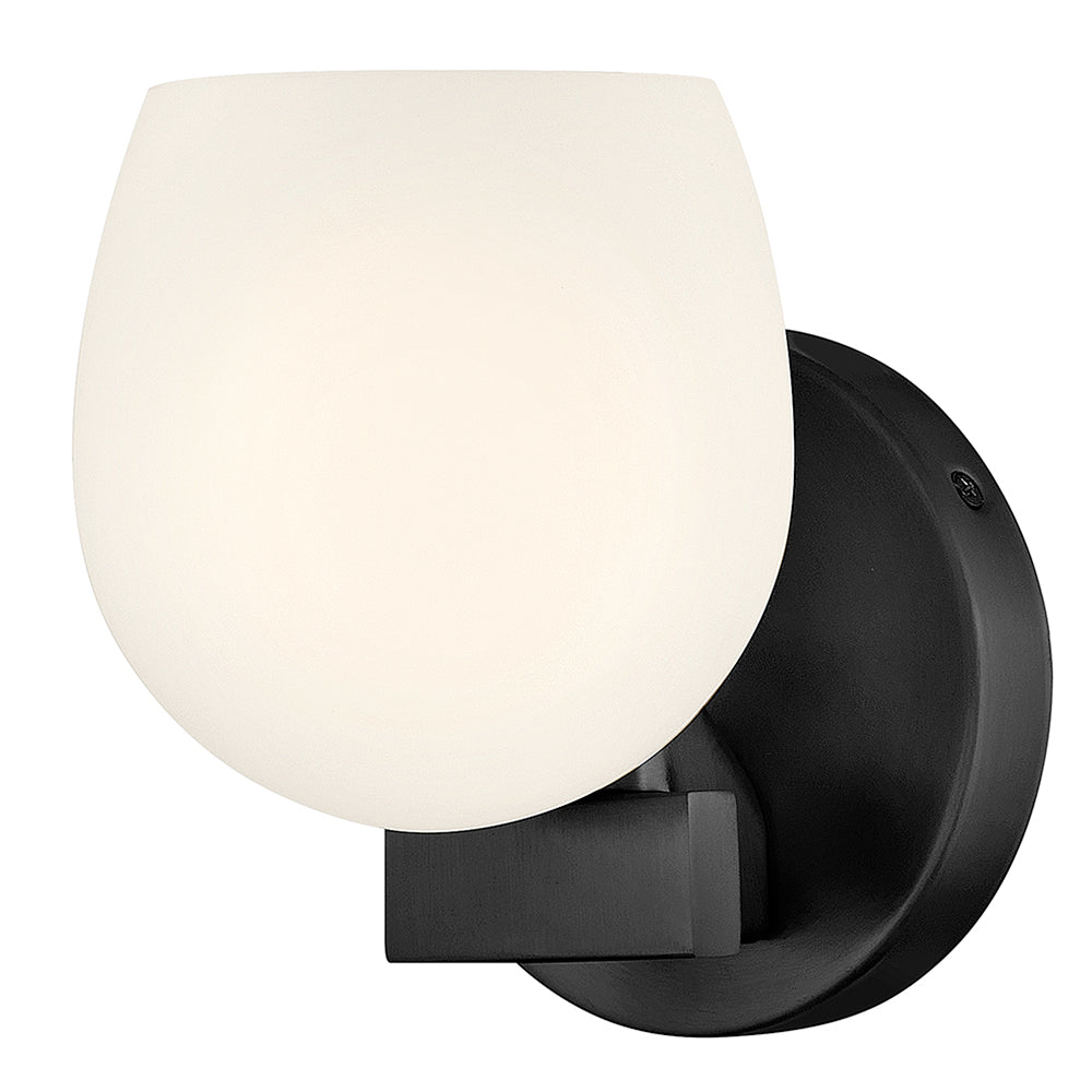 Mae Small Single Light Sconce In Black Finish